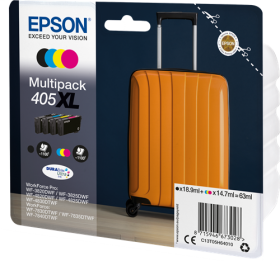 EPSON ORIGINAL - Epson 405XL Multipack de 4 cartouches d'encre XL de marque Epson série Valise